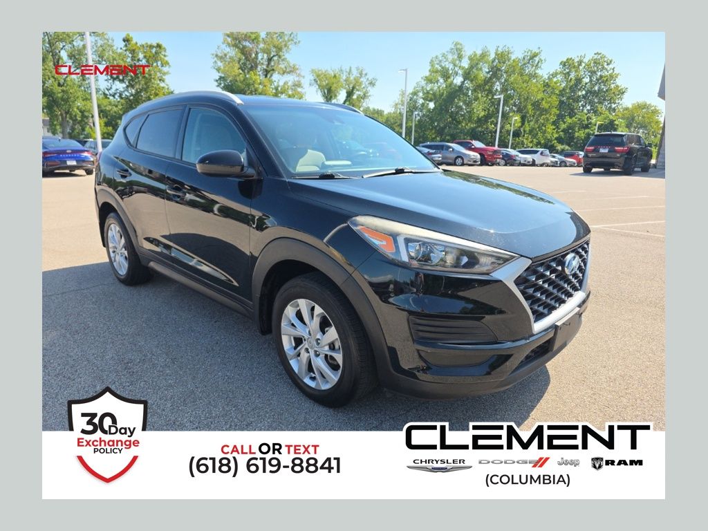 Black Noir Pearl 2020 Hyundai Tucson SUV / Crossover Front-Wheel Drive 6-Speed Automatic