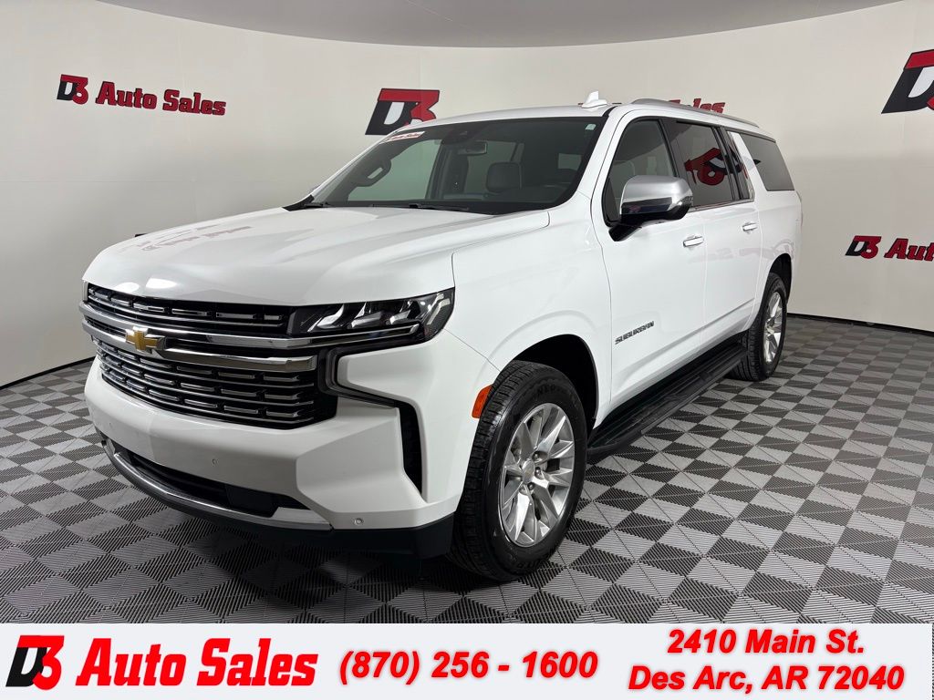 Summit White 2023 Chevrolet Suburban Premier RWD SUV / Crossover 4X2