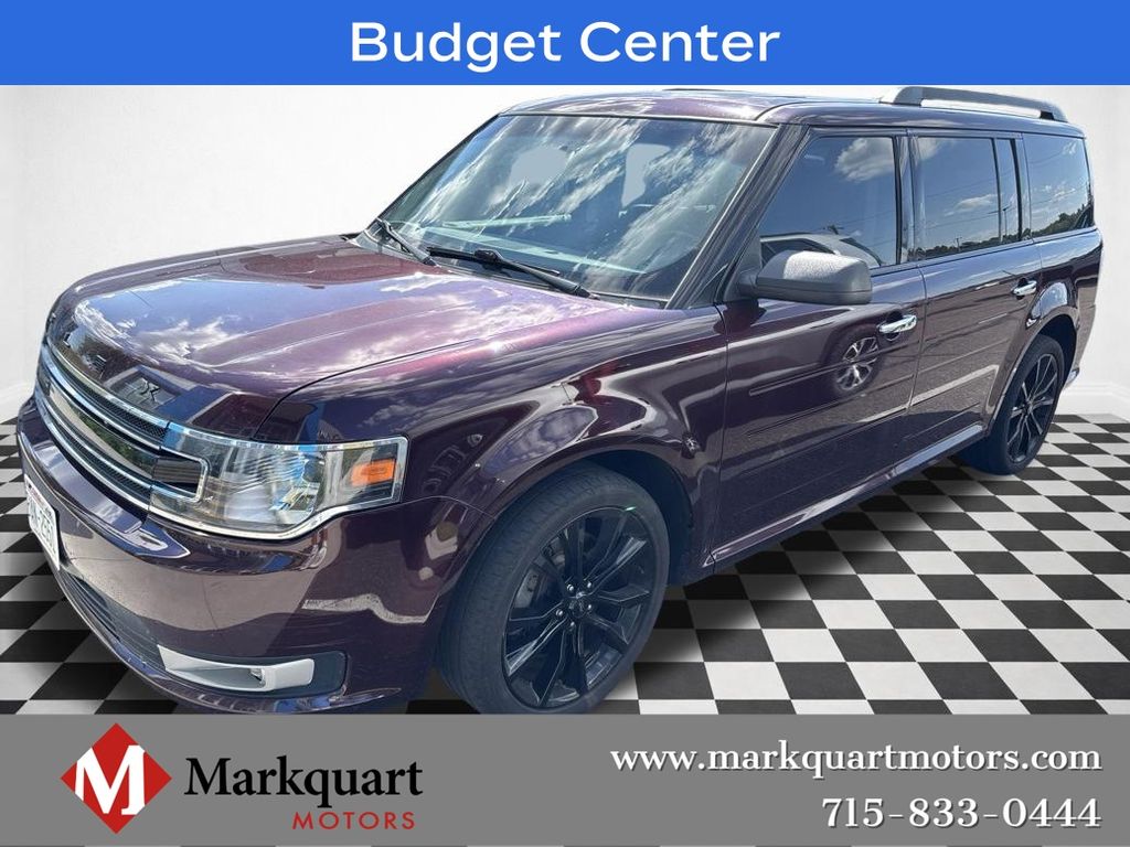 Red (Burgundy) 2019 Ford Flex SUV / Crossover All-Wheel Drive 6-Speed Automatic