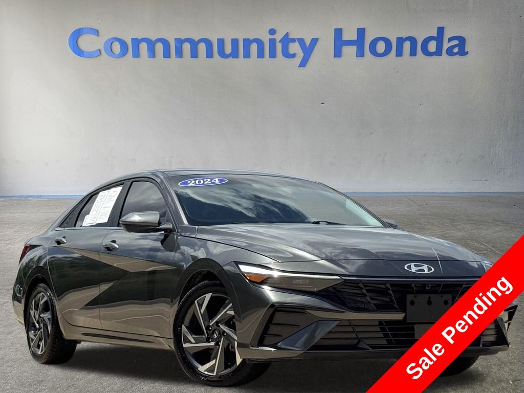 2024 Hyundai Elantra Limited Gray at Baytown Hyundai