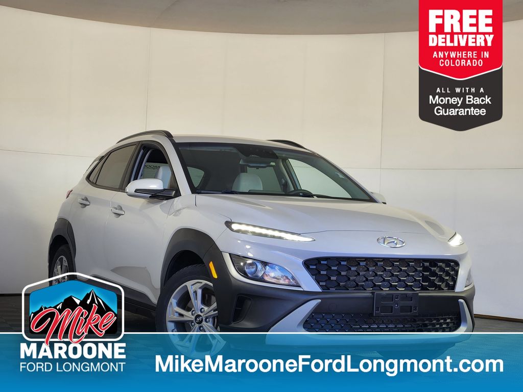 Cyber Silver 2022 Hyundai Kona SEL AWD SUV / Crossover All-Wheel Drive Continuously Variable Transmission