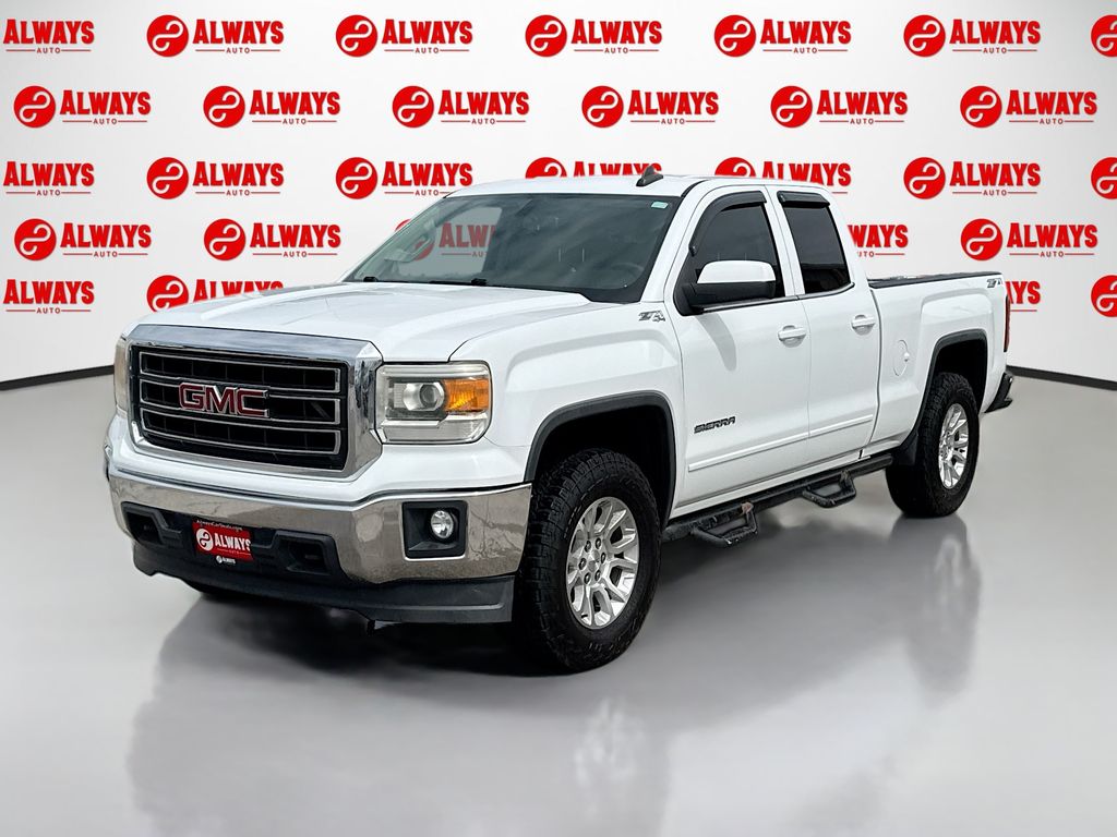 Summit White 2015 GMC Sierra 1500 Pickup Truck Four-Wheel Drive 6-Speed Automatic Overdrive