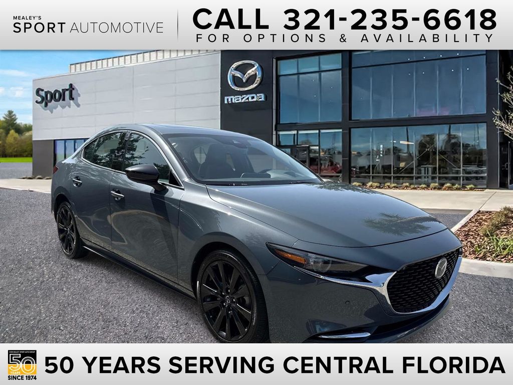 Polymetal Gray Metallic 2023 Mazda MAZDA3 Sedan All-Wheel Drive 6-Speed Automatic