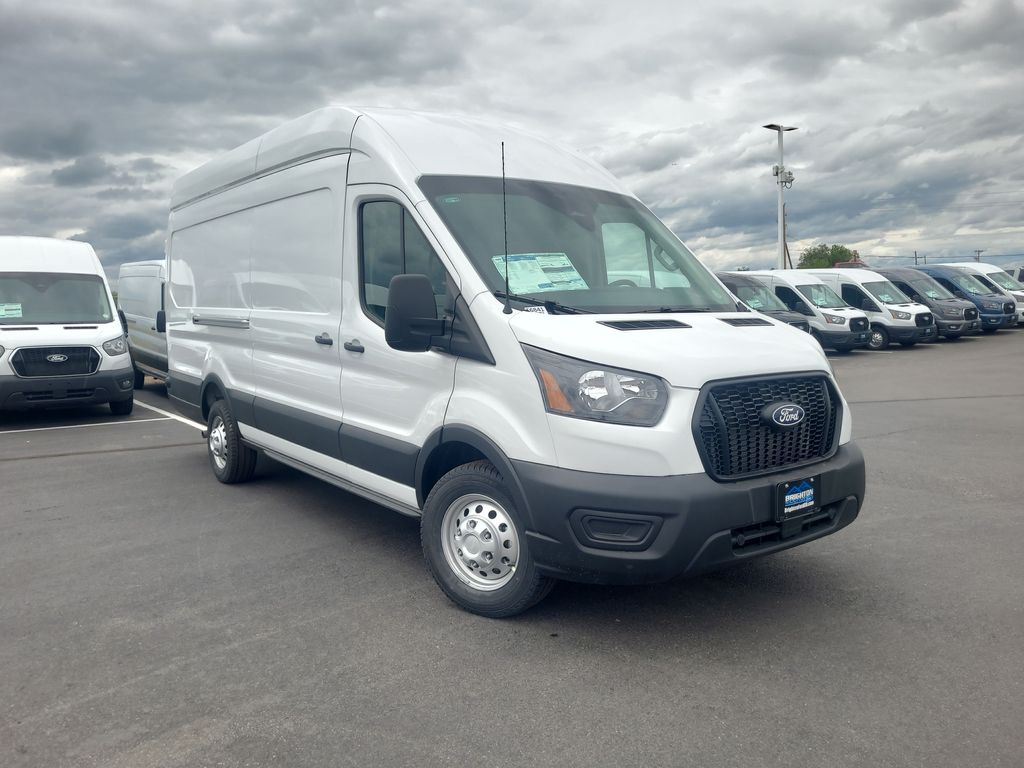 Oxford White 2026 Ford Transit Cargo Van All-Wheel Drive 