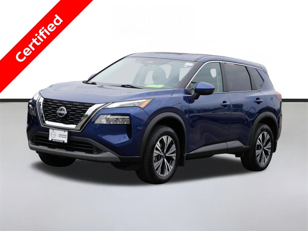 Caspian Blue Metallic 2022 Nissan Rogue SUV / Crossover All-Wheel Drive Continuously Variable Transmission