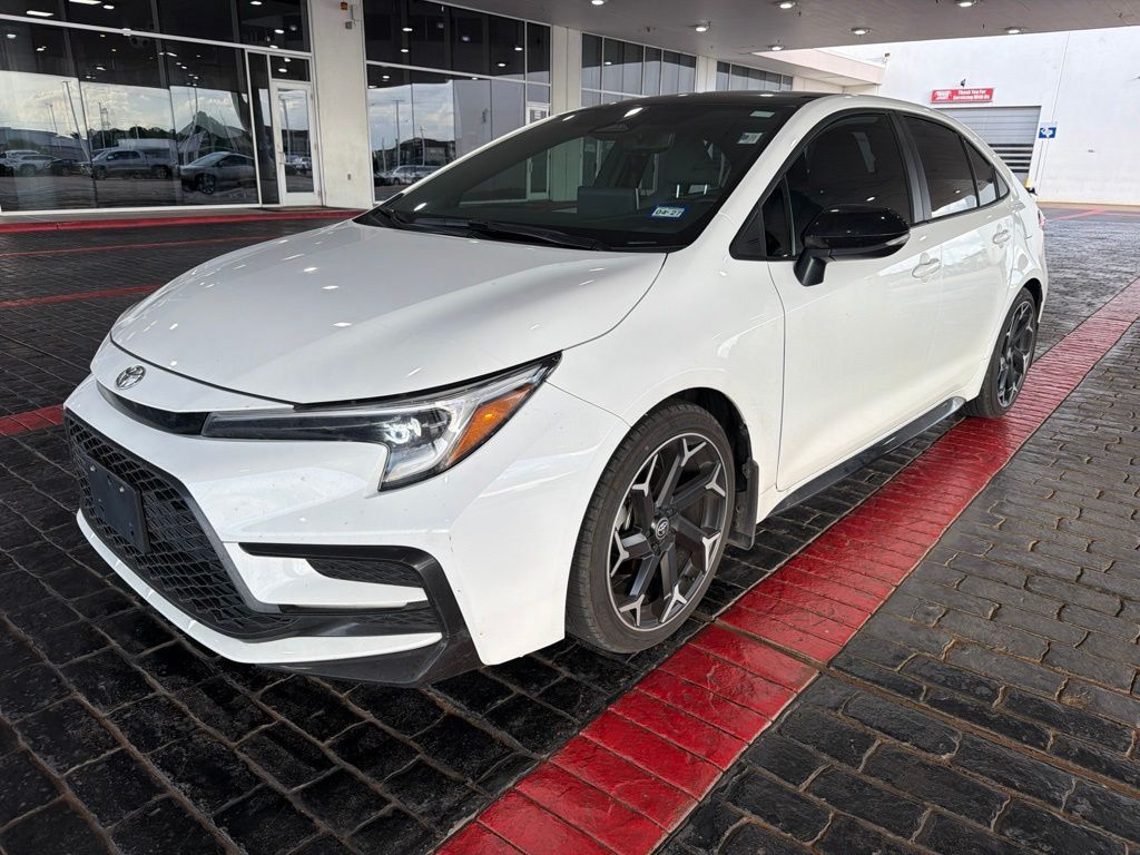 Midnight Black Metallic 2025 Toyota Corolla Sedan Front-Wheel Drive Continuously Variable Transmission
