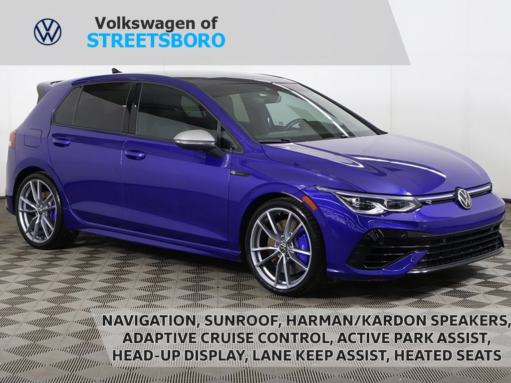 Blue 2024 Volkswagen Golf R 4Motion Hatchback All-Wheel Drive 6-Speed Manual