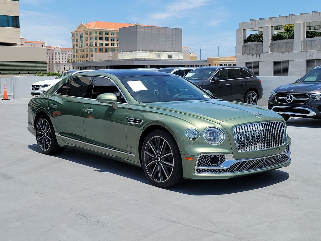 Green 2022 Bentley Flying Spur Sedan All-Wheel Drive 8-Speed Automatic