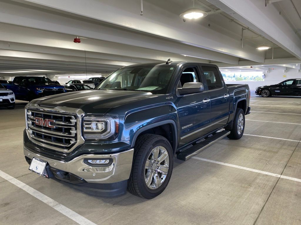 Dark Slate Metallic 2018 GMC Sierra 1500 Pickup Truck Four-Wheel Drive 8-Speed Automatic Overdrive