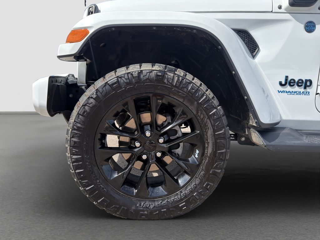 Used 2021 White Jeep Unlimited Sahara High Altitude 4xe image 21