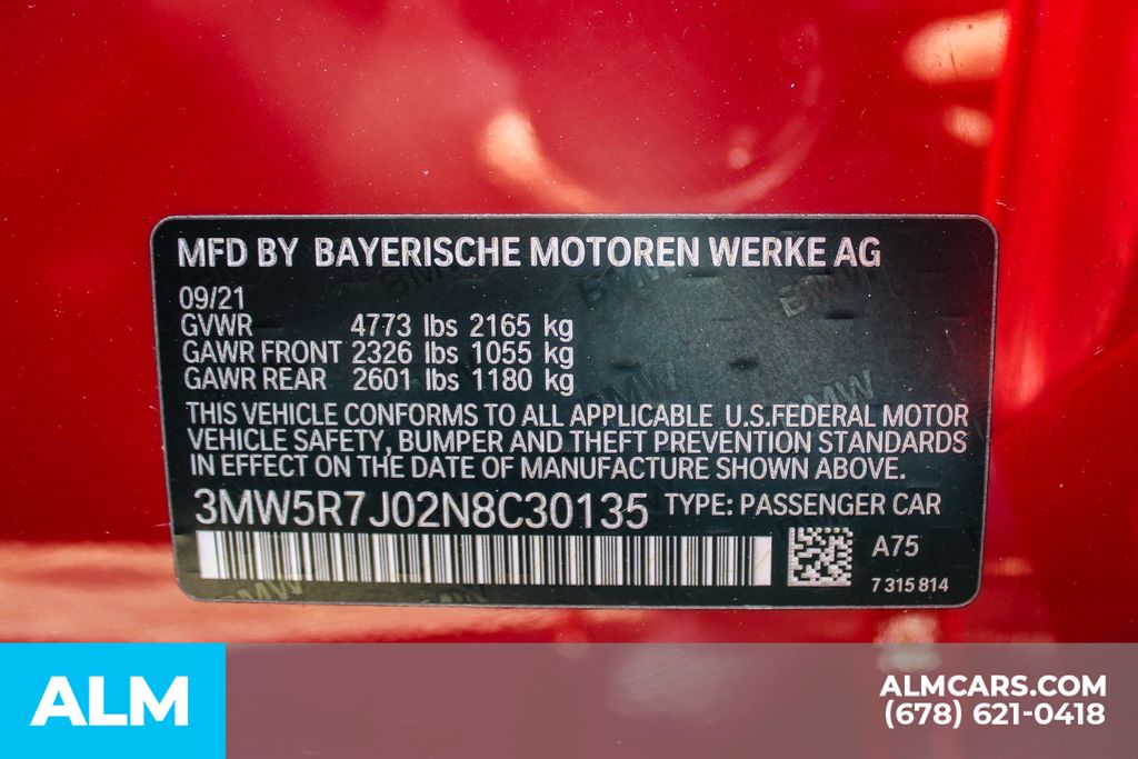 Used 2022 Red BMW 330i xDrive image 36