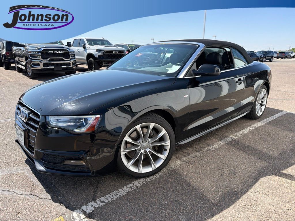 Black 2014 Audi A5 Convertible All-Wheel Drive 8-Speed Automatic