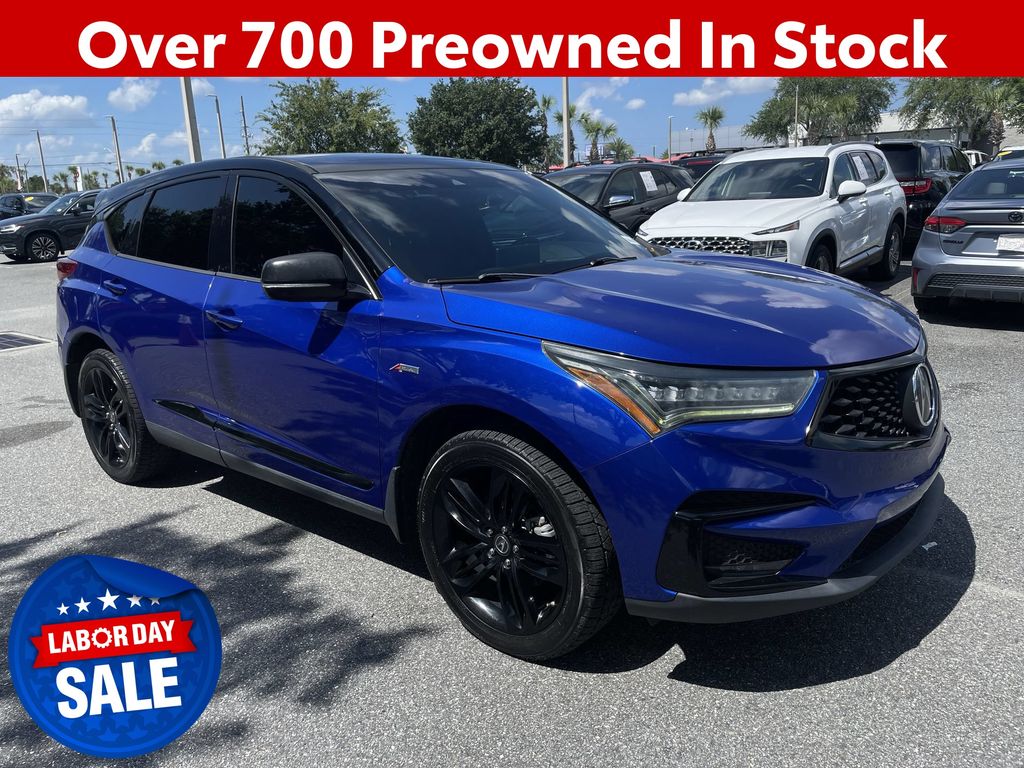 Apex Blue Pearl 2020 Acura RDX SUV / Crossover Front-Wheel Drive Automatic