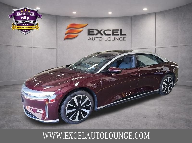 Red 2024 Lucid Air Touring AWD Sedan All-Wheel Drive 1-Speed Automatic