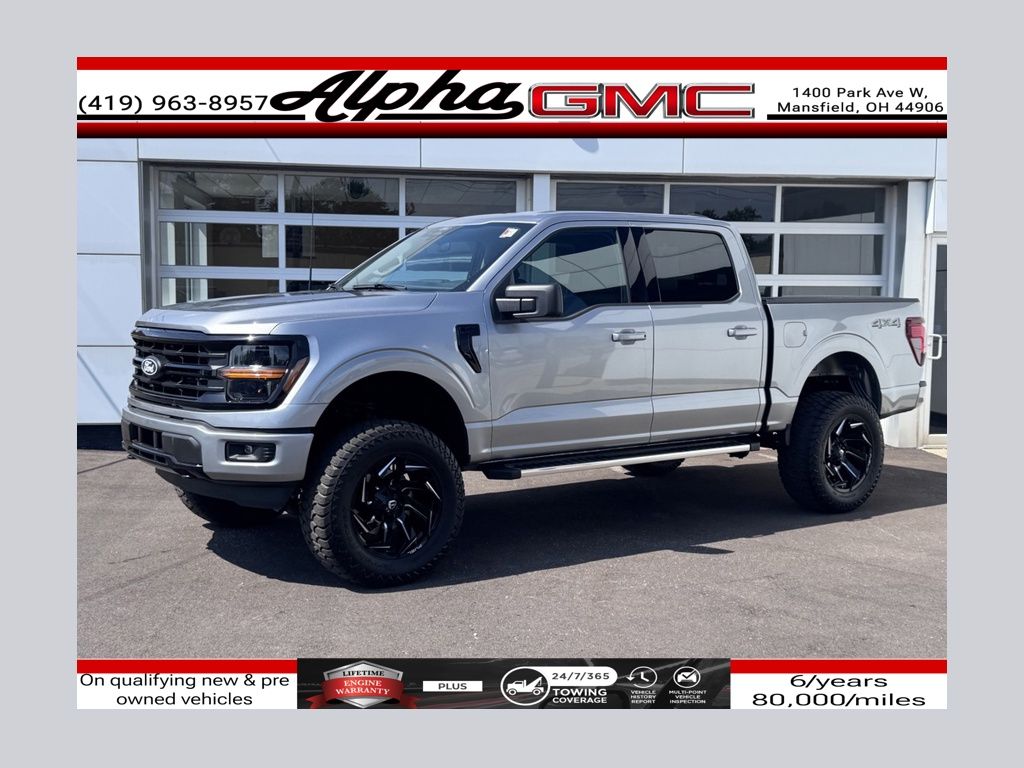 Silver 2025 Ford F-150 Pickup Truck Four-Wheel Drive Automatic
