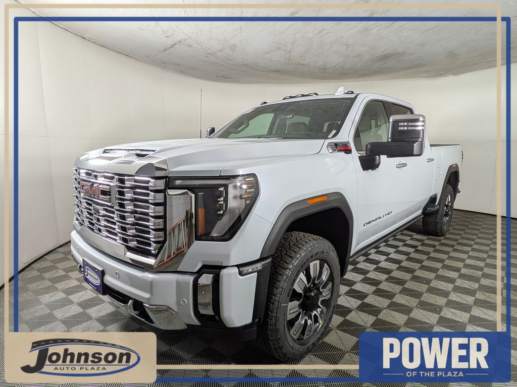 Glacier White Tricoat 2026 GMC Sierra 2500HD Pickup Truck Four-Wheel Drive Automatic