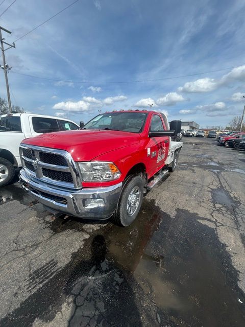Flame Red Clearcoat 2018 RAM 3500 Chassis Tradesman 10000 GVWR 4WD Pickup Truck Four-Wheel Drive 6-Speed Automatic