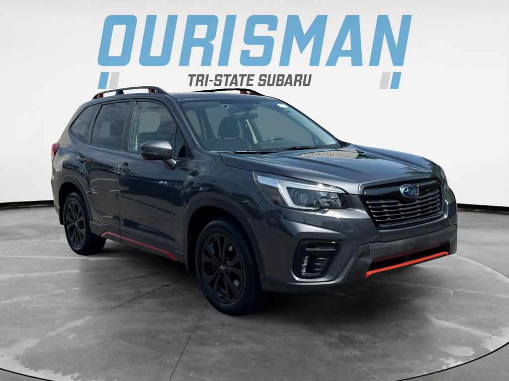 Gray Metallic 2021 Subaru Forester SUV / Crossover All-Wheel Drive Continuously Variable Transmission