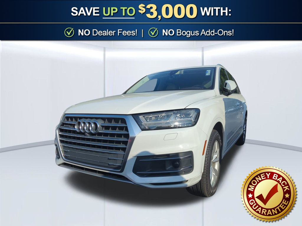 Carrara White 2018 Audi Q7 SUV / Crossover 8-Speed Automatic