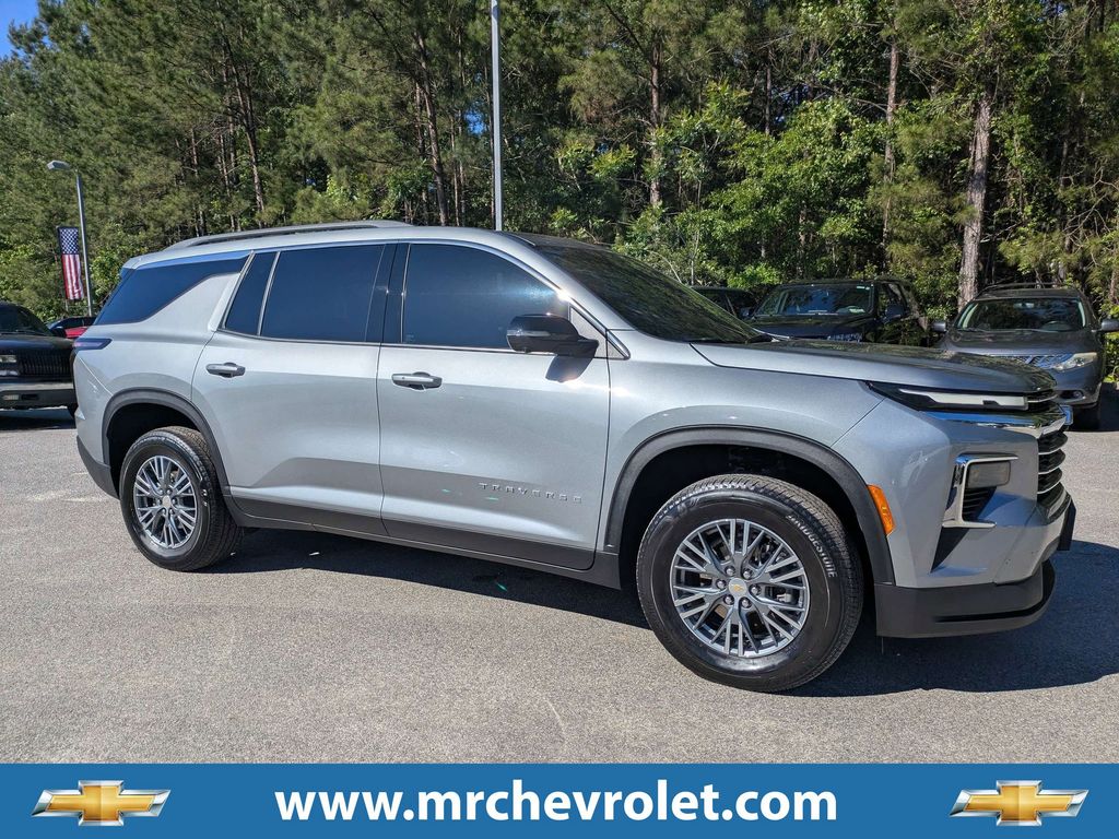 Sterling Gray Metallic 2024 Chevrolet Traverse LT AWD SUV / Crossover Four-Wheel Drive 8-Speed Automatic