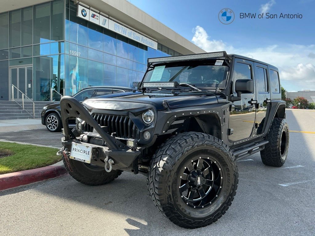 Black Clearcoat 2015 Jeep Wrangler SUV / Crossover Four-Wheel Drive 5-Speed Automatic