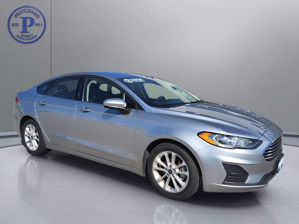 Silver Metallic 2020 Ford Fusion Sedan Front-Wheel Drive 6-Speed Automatic