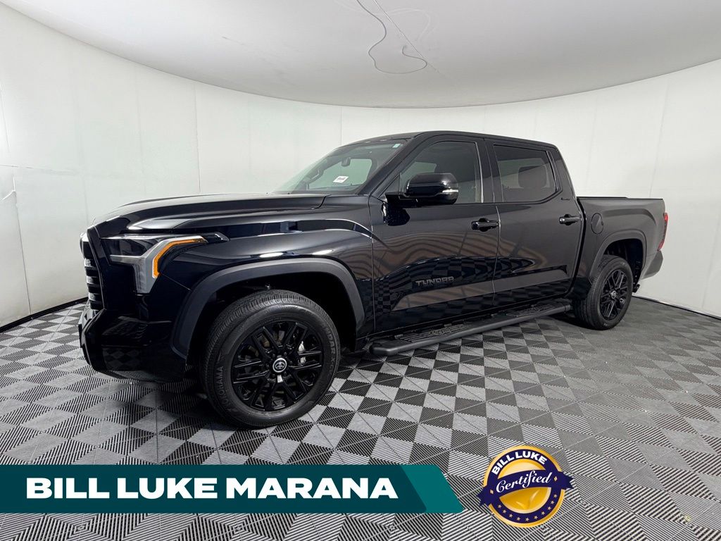 Midnight Black Metallic 2024 Toyota Tundra Pickup Truck Four-Wheel Drive Automatic