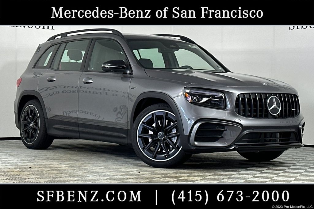 Gray (Mountain Grey Metallic) 2026 Mercedes-Benz GLB AMG 35 4MATIC SUV / Crossover All-Wheel Drive 8-Speed Automatic