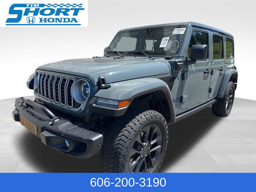 Anvil Clear Coat 2025 Jeep Wrangler 4xe Sahara 4WD SUV / Crossover Four-Wheel Drive 8-Speed Automatic