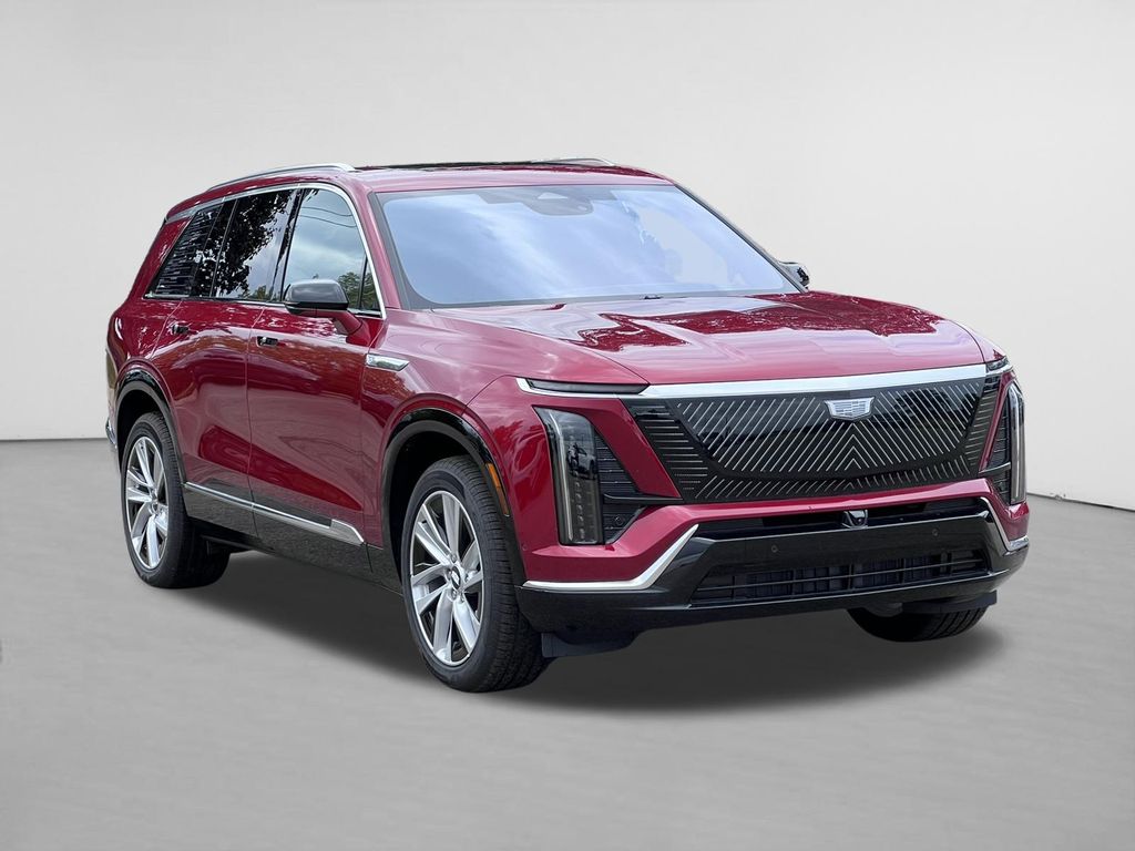Radiant Red Tintcoat 2026 Cadillac VISTIQ Luxury AWD SUV / Crossover All-Wheel Drive 1-Speed Automatic