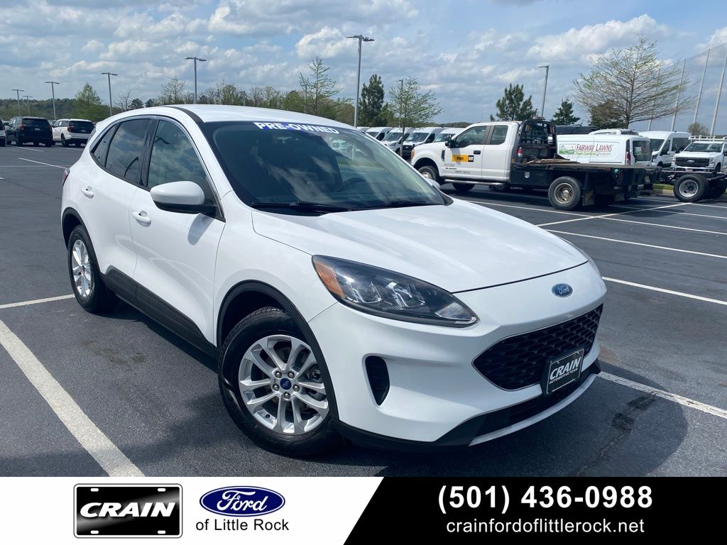 Oxford White 2020 Ford Escape SE FWD SUV / Crossover Front-Wheel Drive 8-Speed Automatic