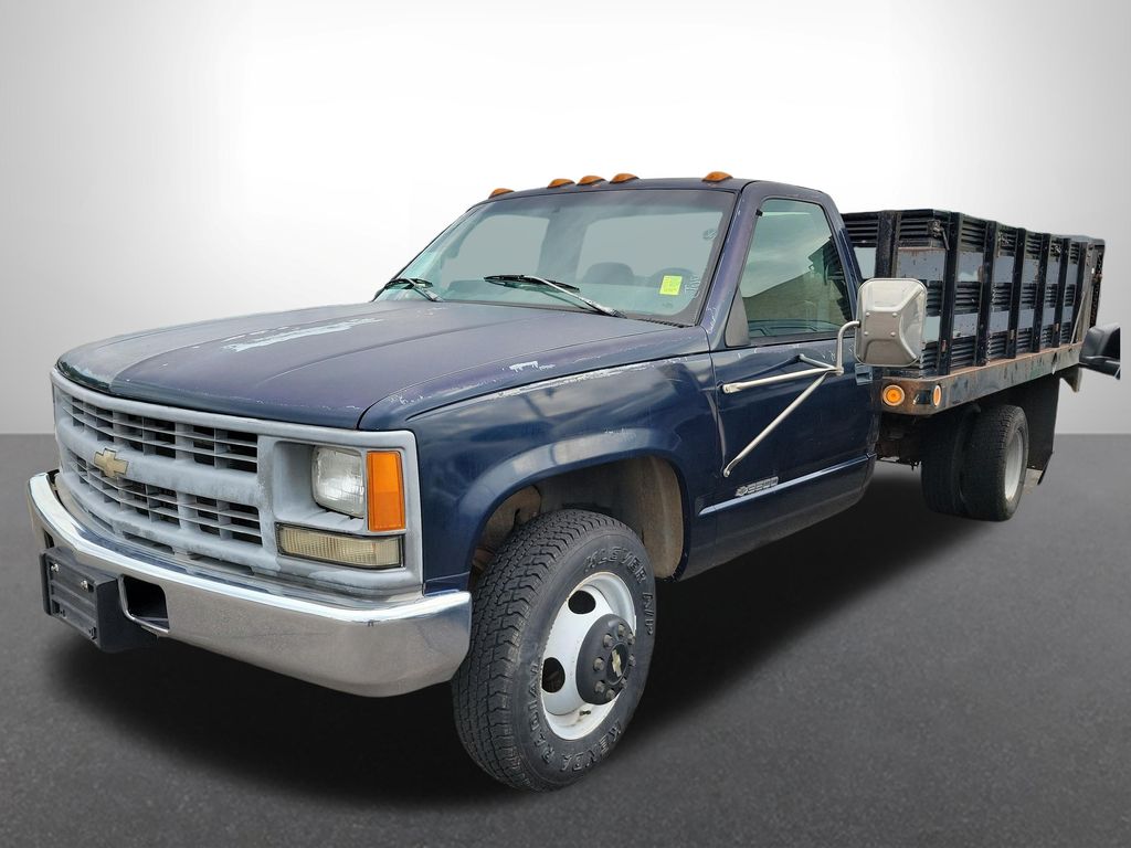 Blue 1995 Chevrolet C/K 3500 Pickup Truck 5-Speed Manual