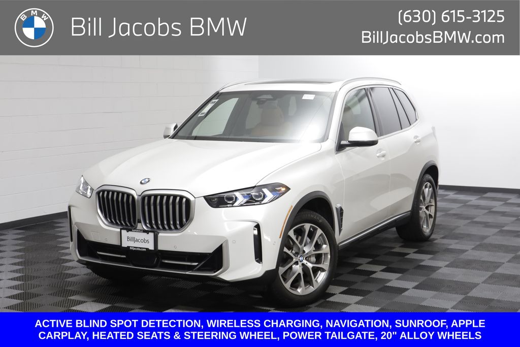 Mineral White Metallic 2026 BMW X5 SUV / Crossover All-Wheel Drive 8-Speed Automatic