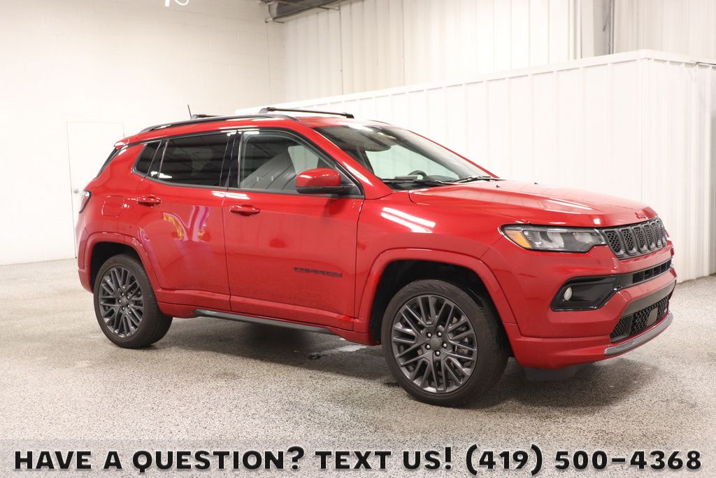 Redline Pearlcoat 2023 Jeep Compass SUV / Crossover Four-Wheel Drive 8-Speed Automatic