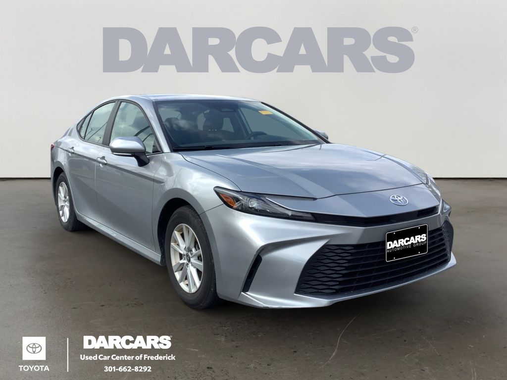 Celestial Silver Metallic 2025 Toyota Camry LE FWD Sedan Front-Wheel Drive Continuously Variable Transmission