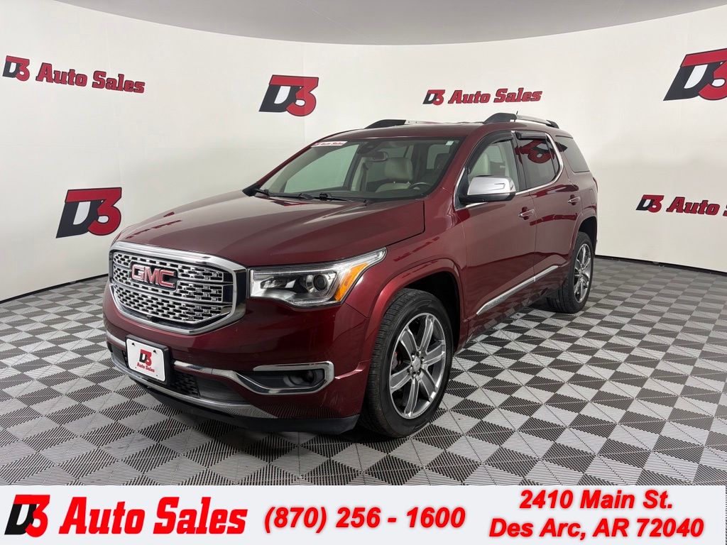 Crimson Red Tintcoat 2017 GMC Acadia SUV / Crossover Four-Wheel Drive 6-Speed Automatic