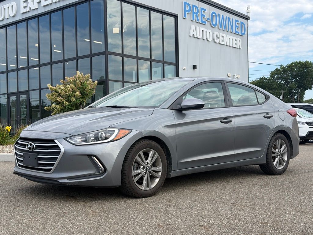 Galactic Gray 2017 Hyundai Elantra Sedan Front-Wheel Drive 6-Speed Automatic