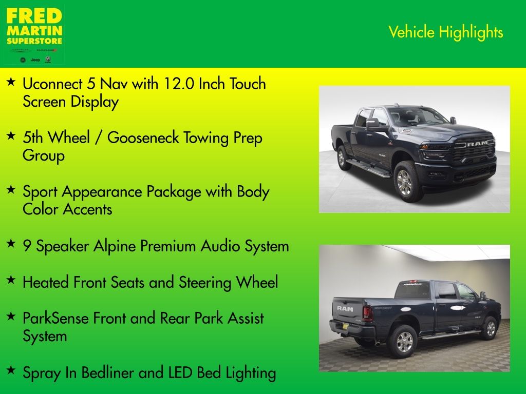 new 2026 Ram 3500 car, priced at $69,193