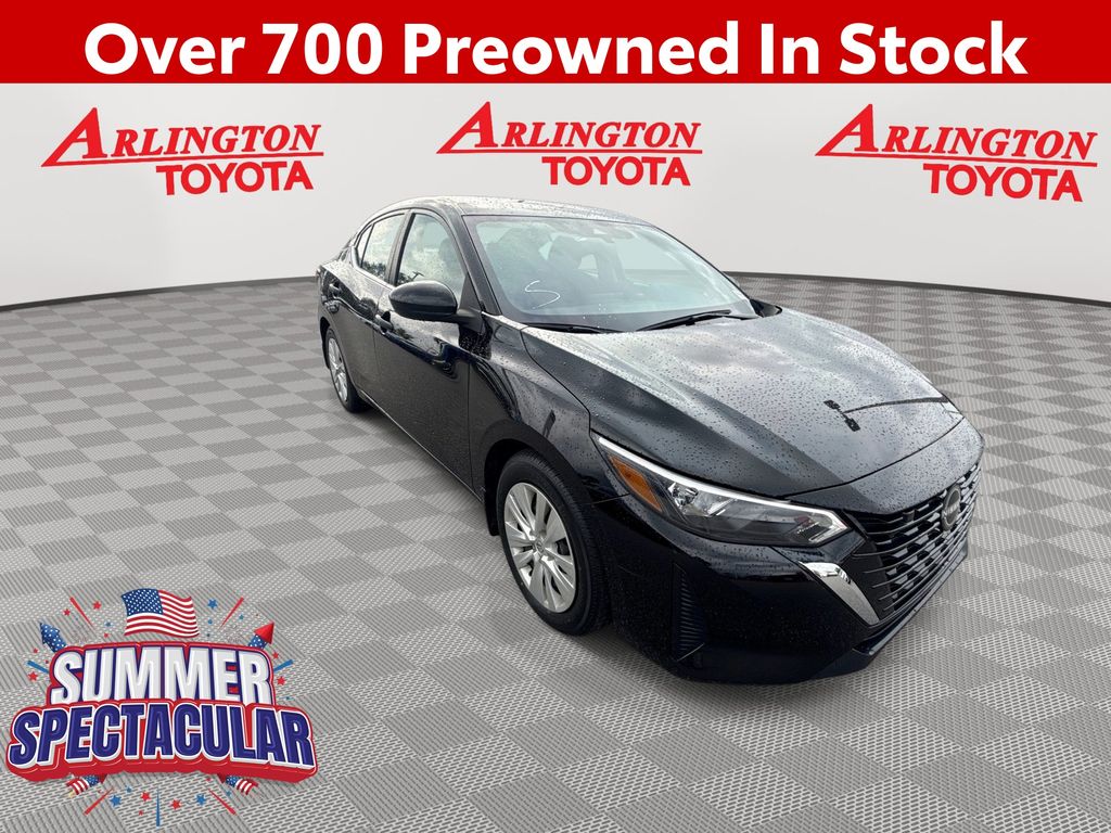 Super Black 2024 Nissan Sentra Sedan Front-Wheel Drive Continuously Variable Transmission