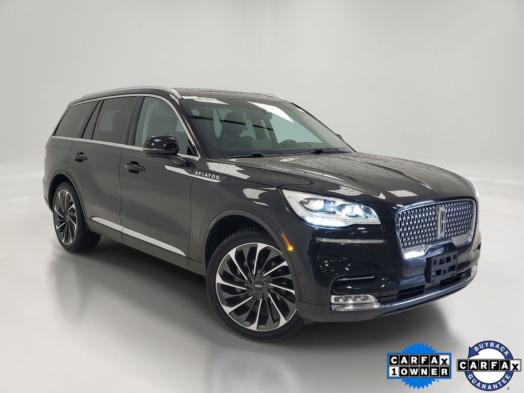 Black Metallic 2020 Lincoln Aviator Reserve AWD SUV / Crossover All-Wheel Drive Automatic