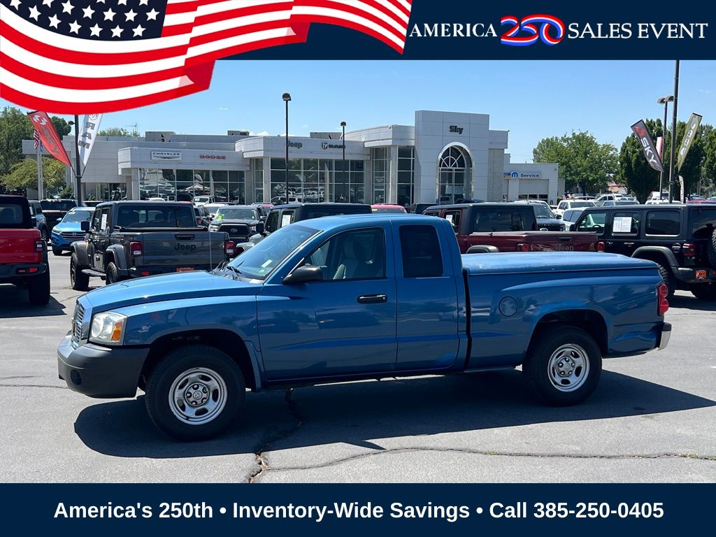 Atlantic Blue Pearl 2006 Dodge Dakota Pickup Truck Rear-Wheel Drive 4-Speed Automatic