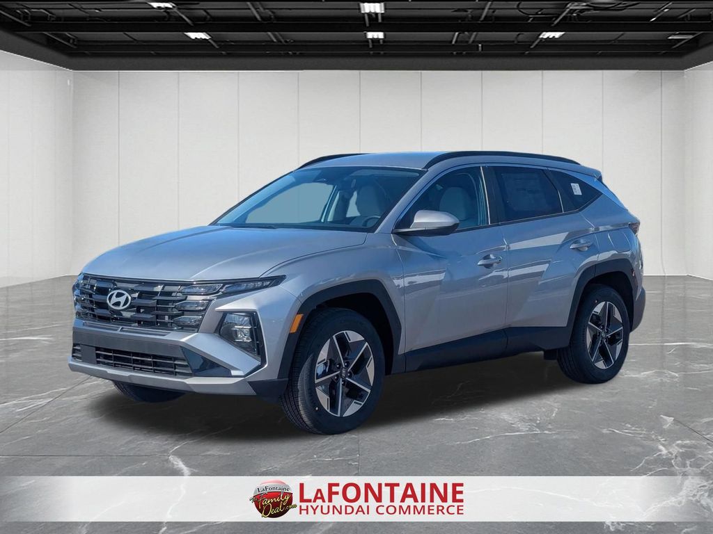 Shimmering Silver 2026 Hyundai Tucson SUV / Crossover All-Wheel Drive 8-Speed Automatic