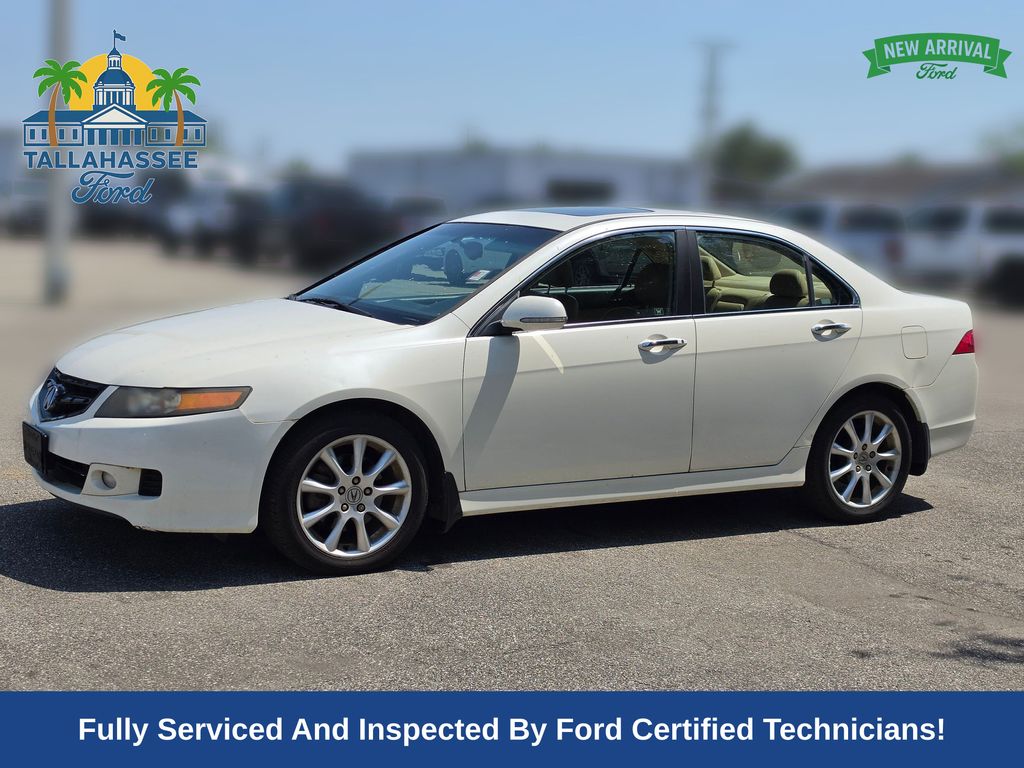 Premium White Pearl 2006 Acura TSX Sedan Front-Wheel Drive 5-Speed Automatic