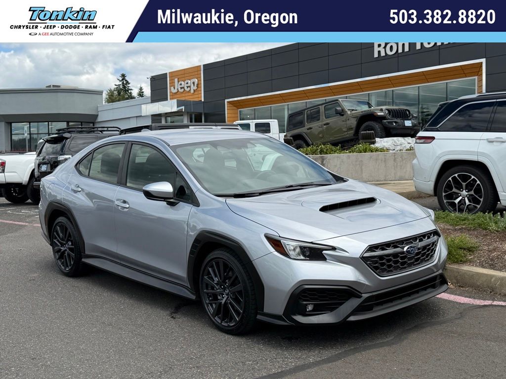 Ice Silver Metallic 2024 Subaru WRX Premium AWD Sedan All-Wheel Drive 6-Speed Manual