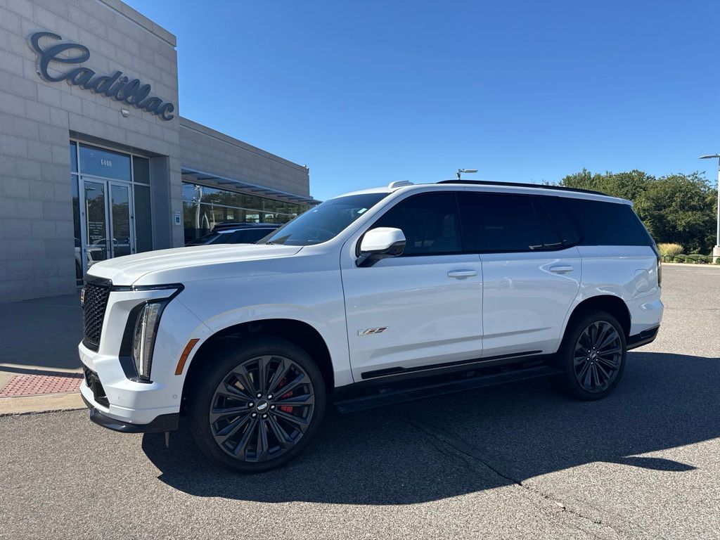 Crystal White Tricoat 2025 Cadillac Escalade-V SUV / Crossover All-Wheel Drive