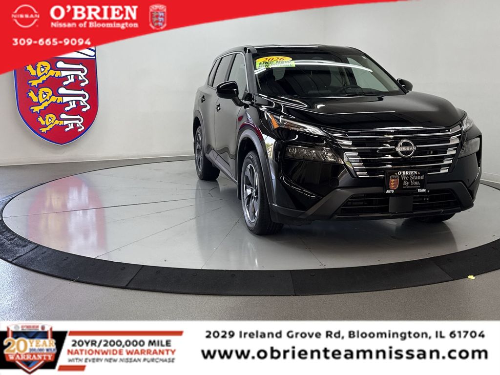 Super Black 2026 Nissan Rogue SUV / Crossover Front-Wheel Drive Continuously Variable Transmission