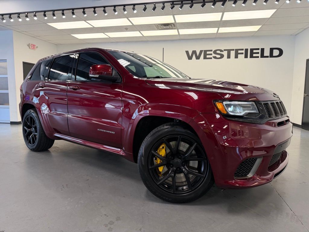 Velvet Red Pearlcoat 2018 Jeep Grand Cherokee Trackhawk 4WD SUV / Crossover Four-Wheel Drive 8-Speed Automatic