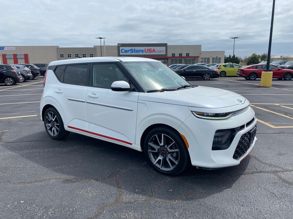 Snow White Pearl 2020 Kia Soul GT-Line FWD SUV / Crossover Front-Wheel Drive 7-Speed Automatic