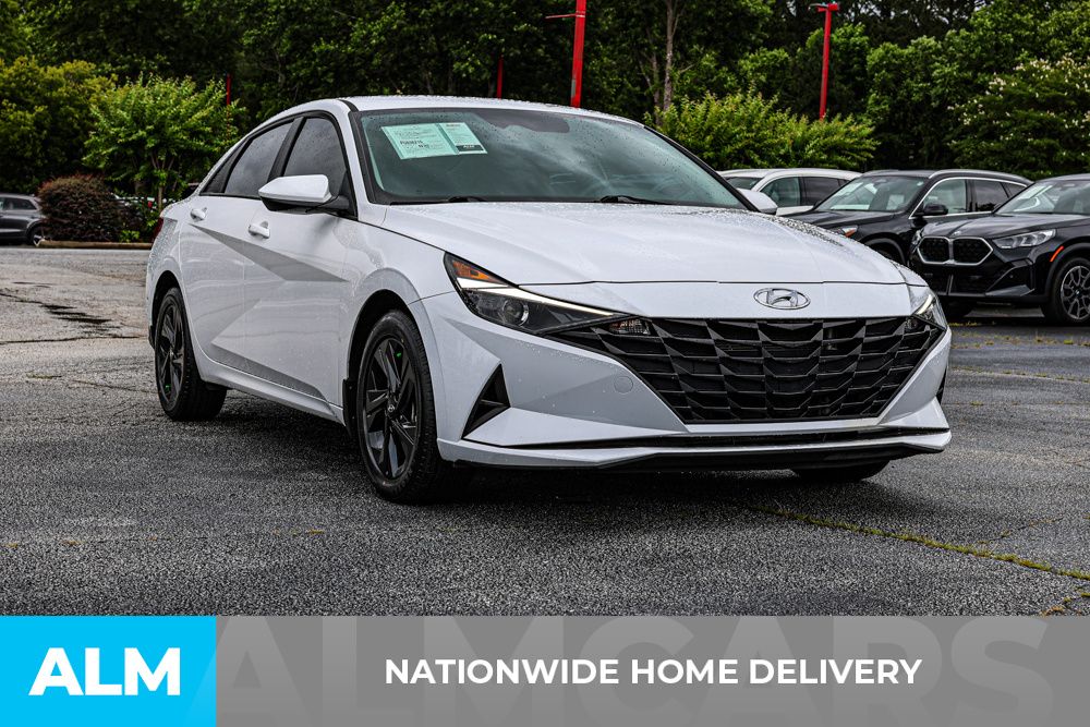 2023 Hyundai Elantra Hybrid Blue photo 4
