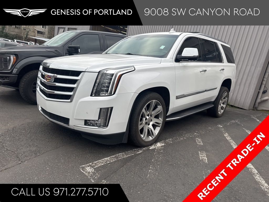 Crystal White Tricoat 2016 Cadillac Escalade Luxury 4WD SUV / Crossover Four-Wheel Drive 8-Speed Automatic